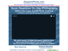Tablet Screenshot of dispatchphoto.com